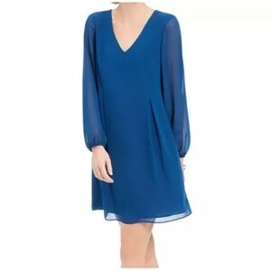 INC Bow-Back Blue Shift Dress Sz. XL- New without tags